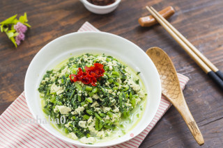 Chrysanthemum Tofu recipe