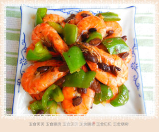 Prawns with Black Soy Pepper recipe