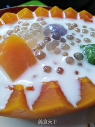 Confinement Meal Series-papaya Milk and Sago Milk recipe