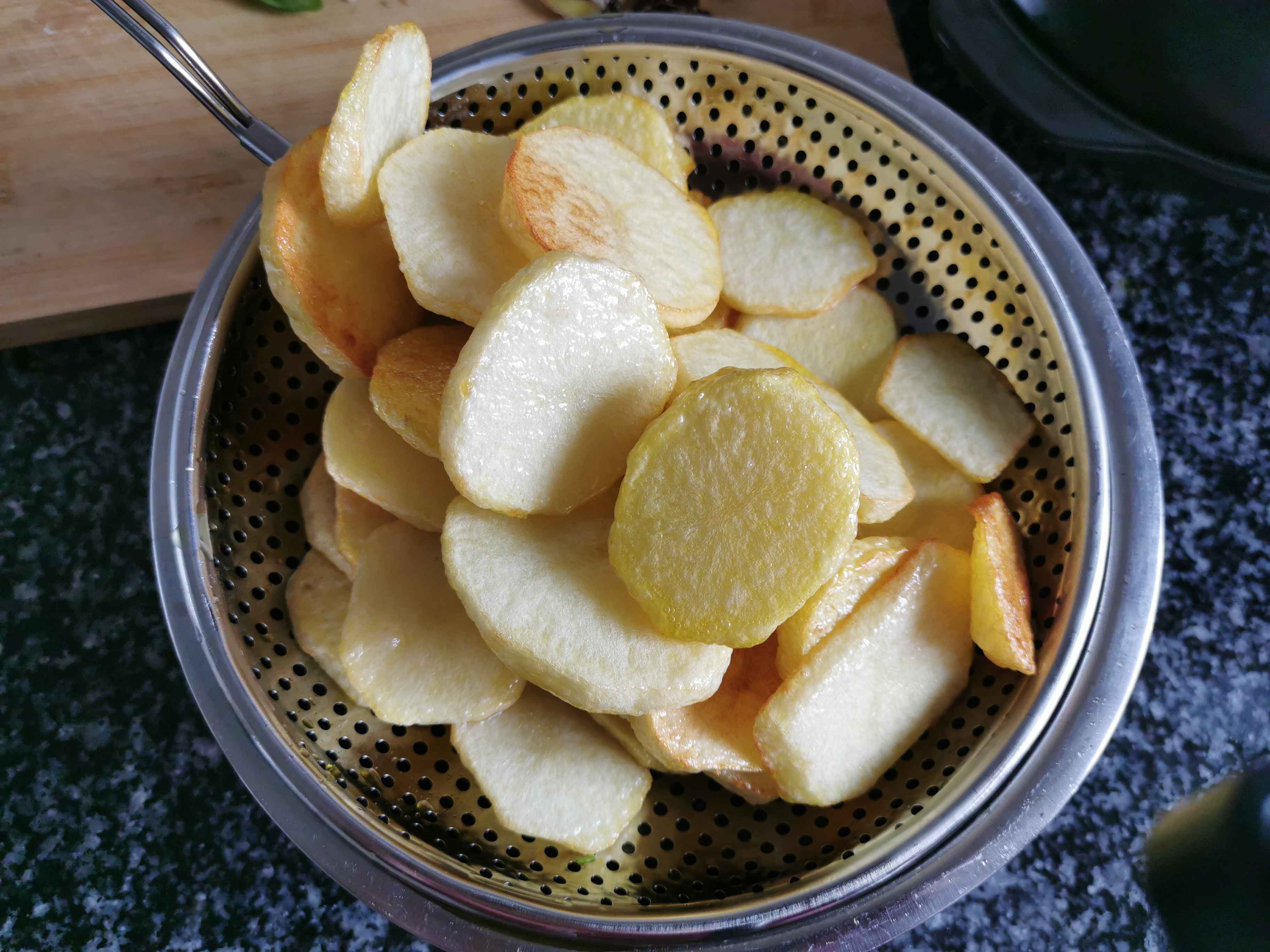 Griddle Potato Chips recipe
