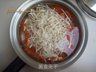 Pleurotus Eryngii Vermicelli Soup recipe