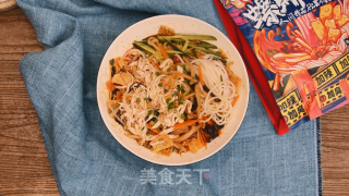 Cold Chicken Snail Noodles, A Recipe for Going to The Street to Grab The Cold Skin Business recipe