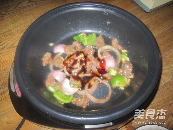 Oyster Sauce Beef Rice Bowl recipe