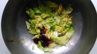 Stir-fried Shrimp with Cabbage in Oyster Sauce recipe