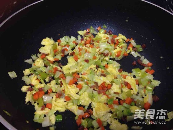 Rainbow Fried Rice recipe