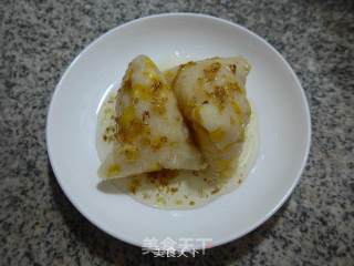 Sweet-scented Osmanthus Corn Kernels Glutinous Rice Dumplings recipe