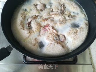 Agaricus Blazei and Yam Chicken Soup recipe