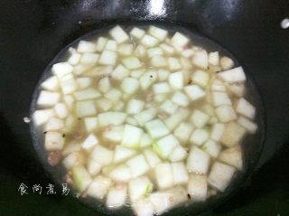 Stewed Winter Melon with Minced Meat recipe