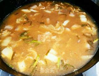 Spicy Cabbage Pork Belly Stew recipe