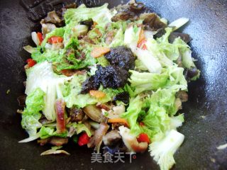 [made of Fried Noodles with Fried Sauce] Colorful Cat's Ear Fried Noodles with Fried Sauce recipe