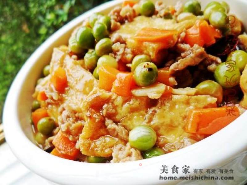 Pea Covered Tofu recipe