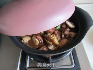 Stewed Chicken with Mushrooms recipe