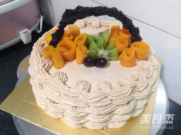 Fruit Basket Birthday Cake recipe