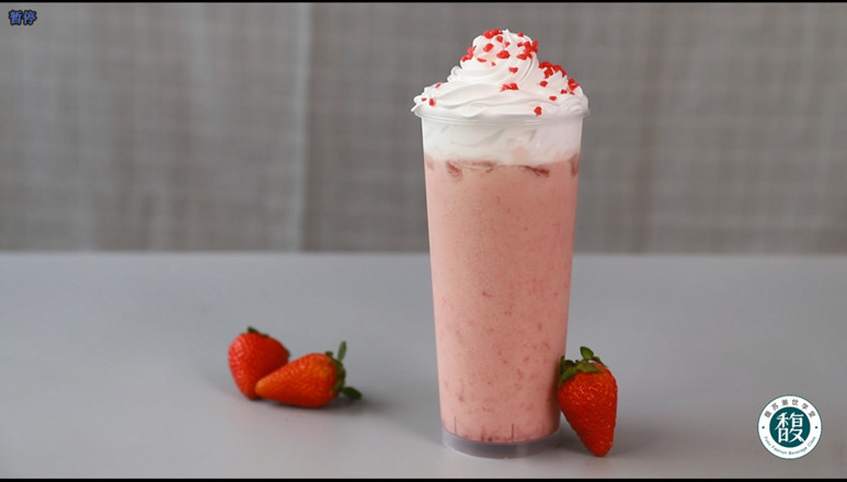 Strawberry Snow Top/strawberry Treasure Tea/strawberry Cream Snow Top/strawberry recipe