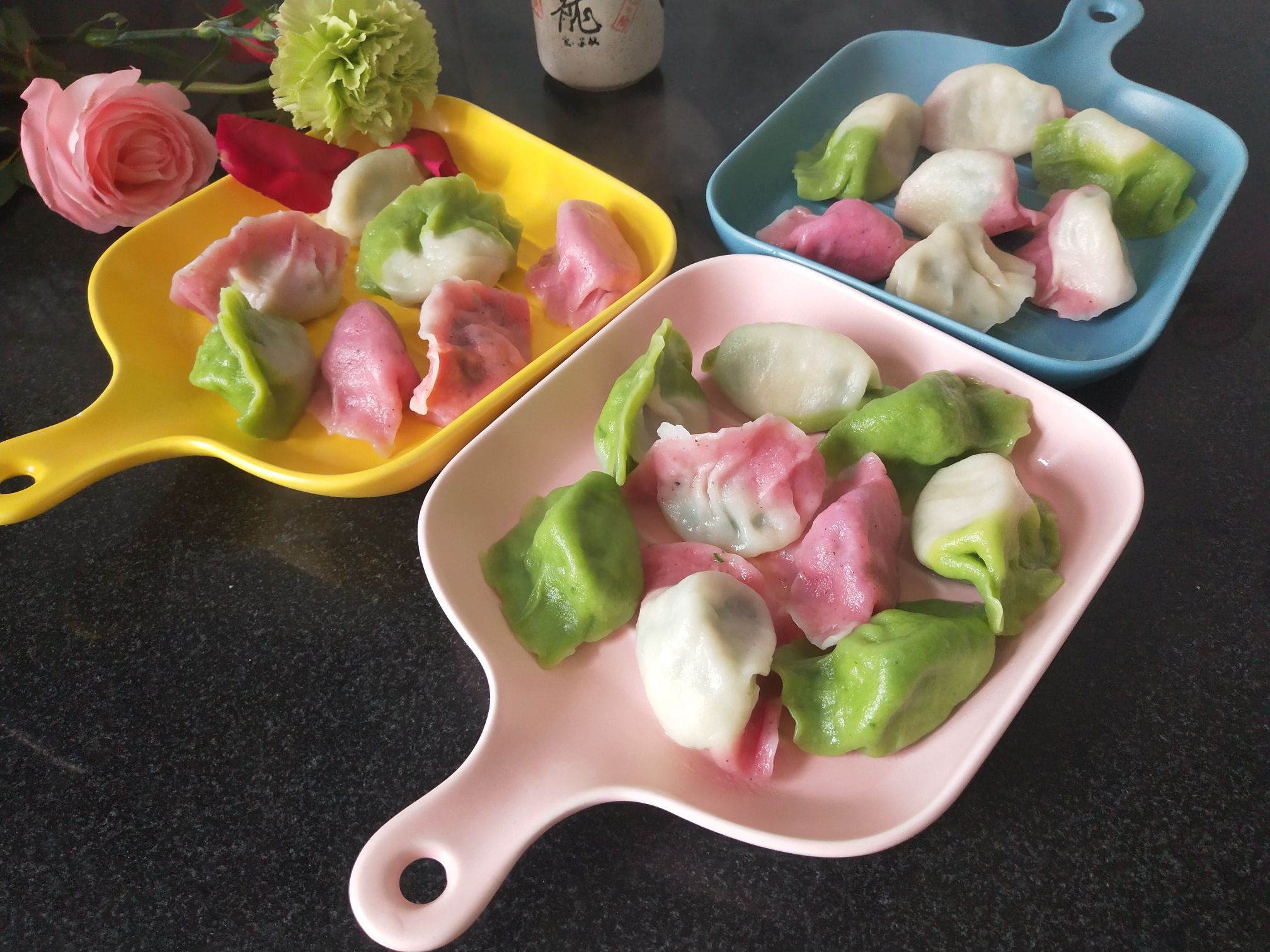 Colorful Dumplings recipe