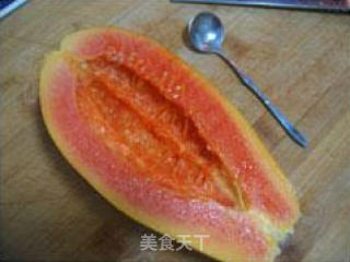 Papaya and Bacon Rice recipe
