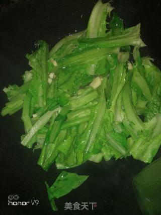 Garlic Oil Lettuce recipe