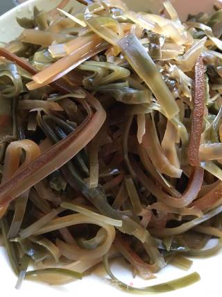 Fried Kelp with Pork recipe