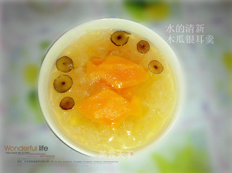 Skin Rejuvenation, Nourishing Yin and Lungs-tremella Papaya Soup recipe