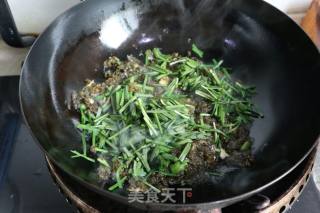 Leek Stir-fried Lichen recipe