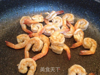 Saffron Shrimp Fried Rice recipe