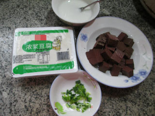 Spicy Duck Blood Tofu Soup recipe