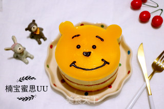 #trust of Beauty# A Cute Face of Colorful Fruit Bear Mousse recipe