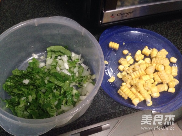 Vegetables, Corn Congee with Scallops recipe