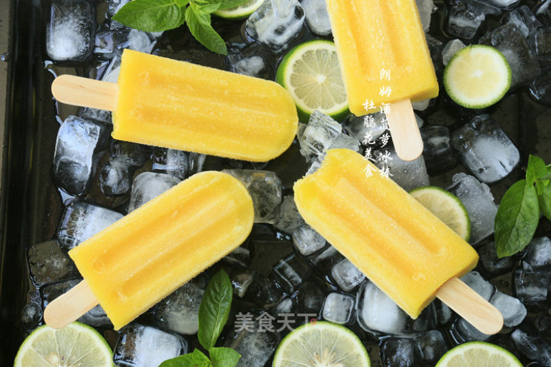 Rum Pineapple Popsicles recipe