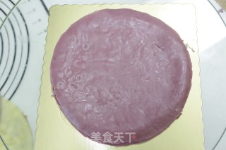 Taro Paste Gradient Melaleuca Cake recipe