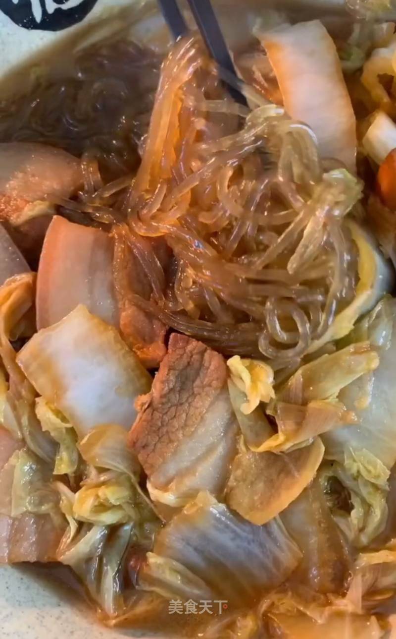 Braised Pork and Cabbage Vermicelli recipe