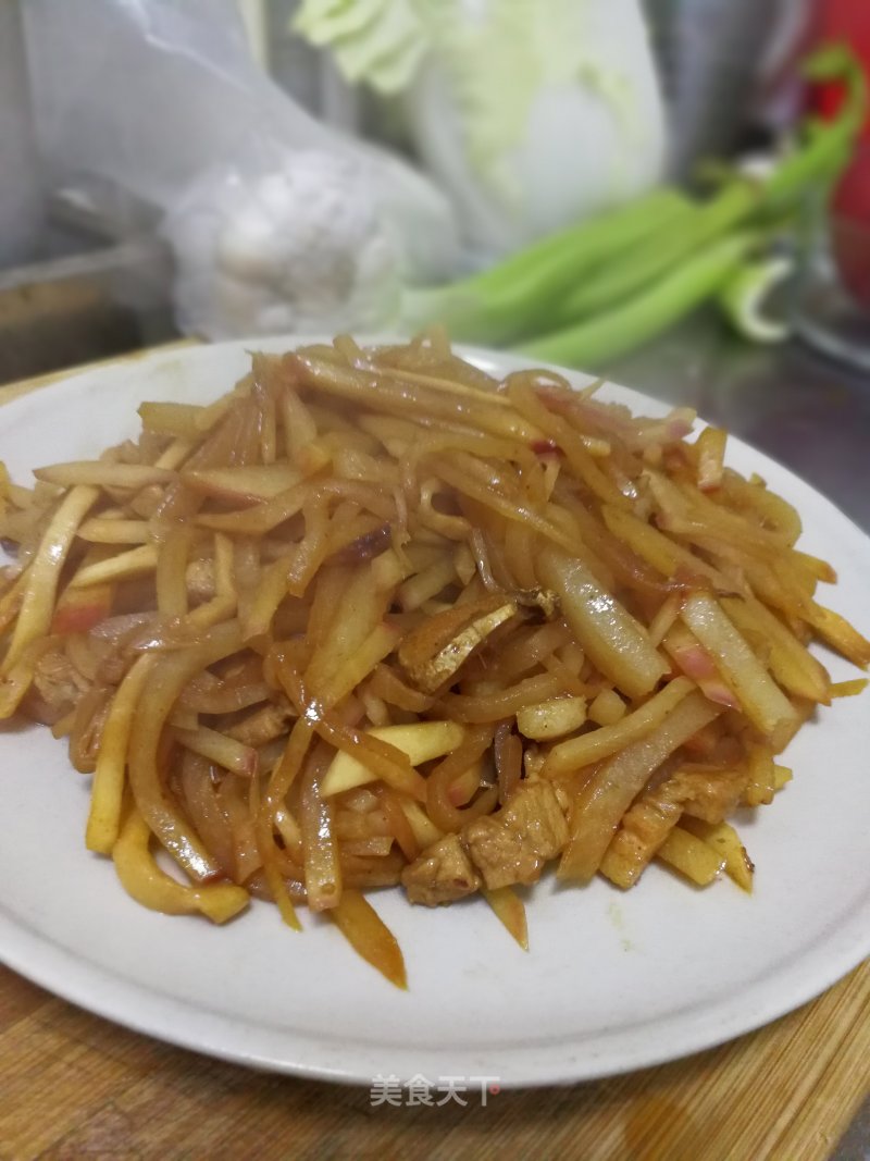 Home Cooking ~ My Super Love! Stir-fried Dried Radish (bian Radish) Shreds with Meat! Easy to Learn recipe