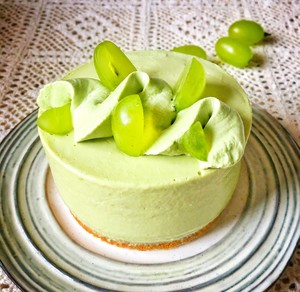 No-bake Matcha Milk Jelly Mousse Cake-summer Fresh recipe