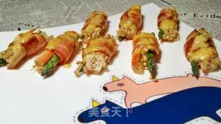 Bacon Vegetable Cheese Roll recipe