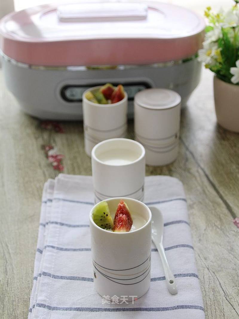 Divided Cups of Yogurt recipe