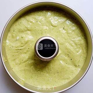 #aca烤明星大赛# Spinach Chiffon Cake with Xylitol recipe
