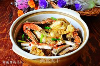 Steamed Crab with Minced Vermicelli in Clay Pot recipe