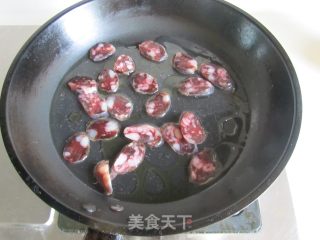 Sausage Shredded Cabbage recipe