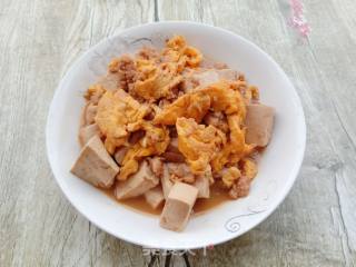 Boiled Tofu with Minced Meat and Egg recipe