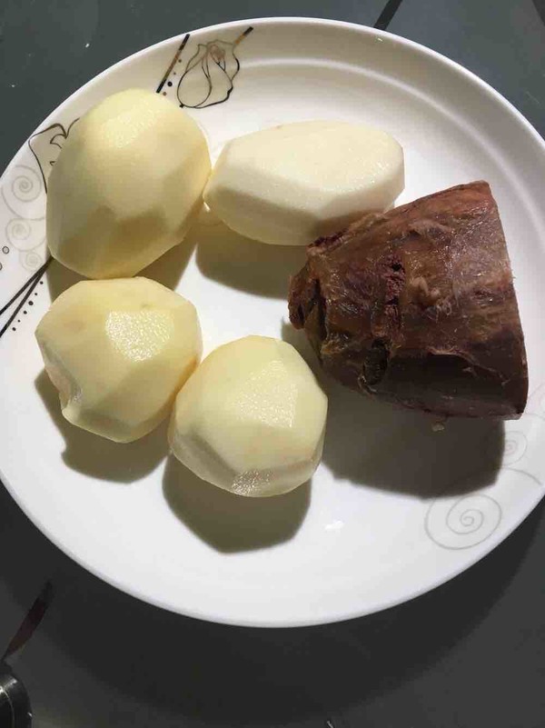 Roast Potatoes and Beef recipe