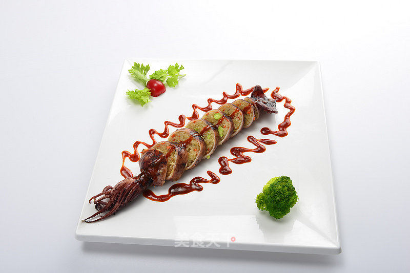 Taiwanese Snacks with Squid Wrapped Rice Recipe - Simple Chinese Food