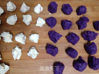 #四session Baking Contest and is Love to Eat Festival#purple Sweet Potato Yam Cheese Balls recipe