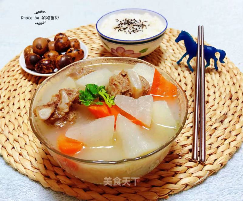 #萝卜# Ribs Stewed with Radish recipe