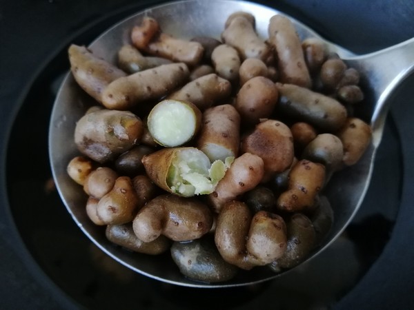 Fried Yam Beans recipe