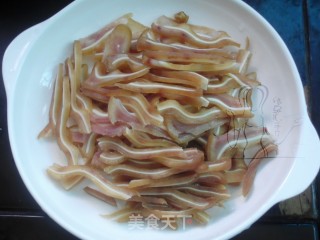 #trust之美#enoki Mushroom Mixed with Pig Ears recipe