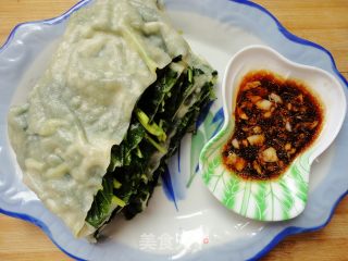 Another Way to Eat The Nutrient-rich Green Leafy Spinach—water Spinach Leaf Bun recipe