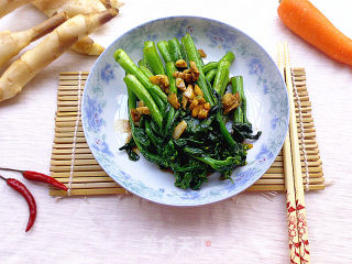 Stir-fried Choy Sum with Oyster Sauce recipe