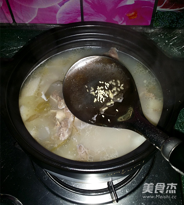 Sheep Bone Yam Soup recipe