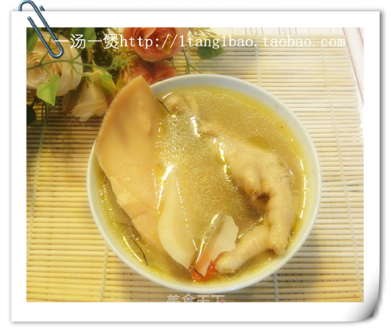 [sea Coconut Snail Chicken Feet Soup] A Nourishing Soup for Autumn and Winter! recipe