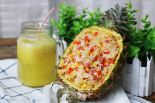 Pineapple Egg Fried Rice recipe
